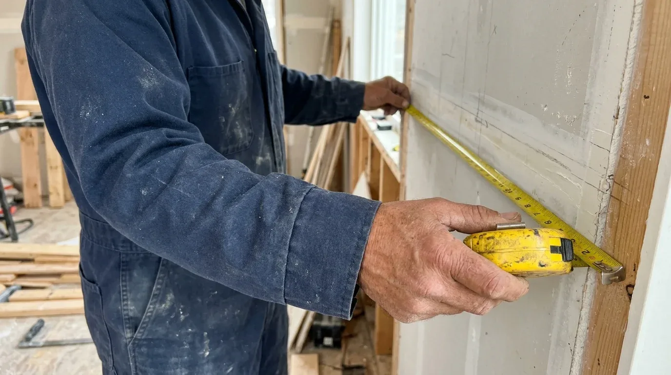 Carpenter at work in Abu Dhabi