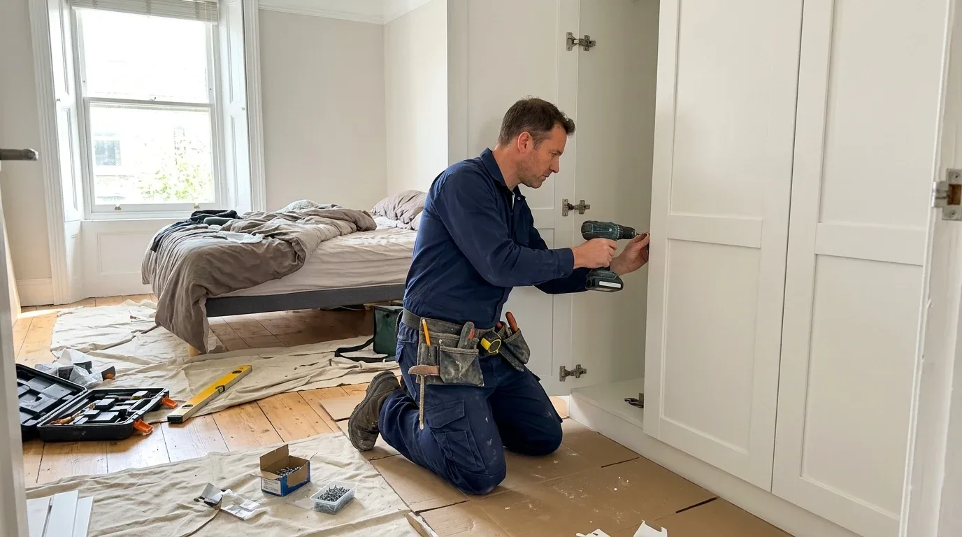 Wardrobe install in Abu Dhabi