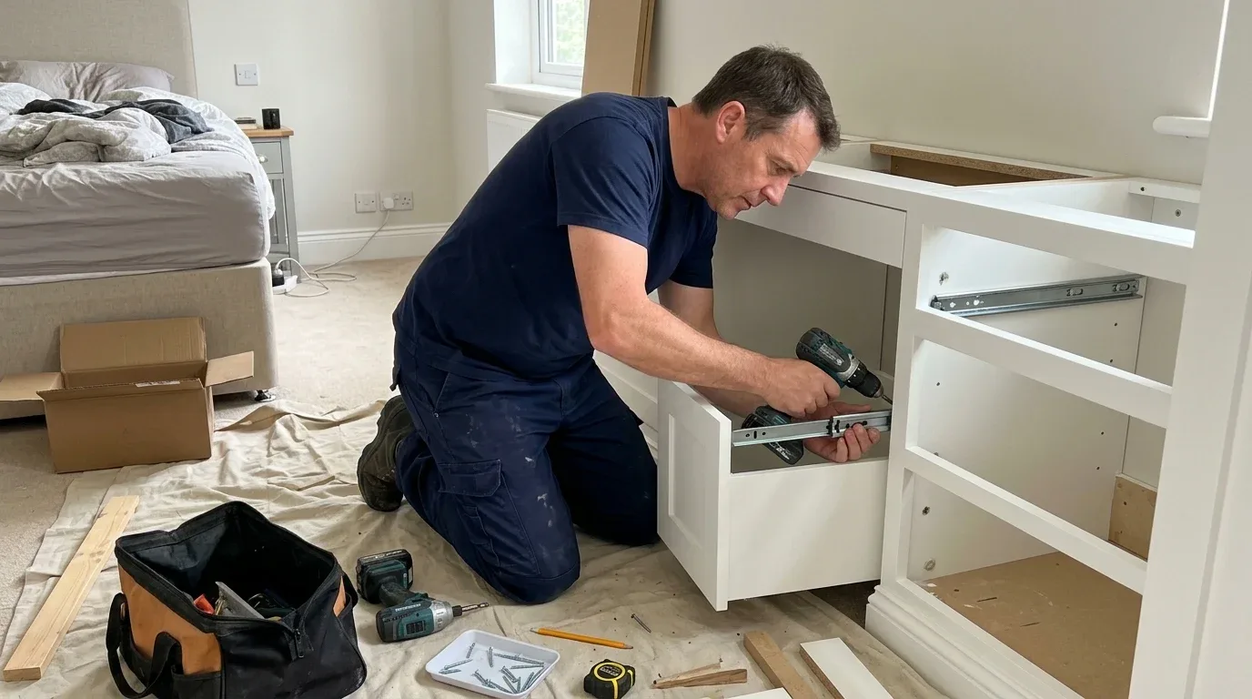 Dressing table install in Abu Dhabi