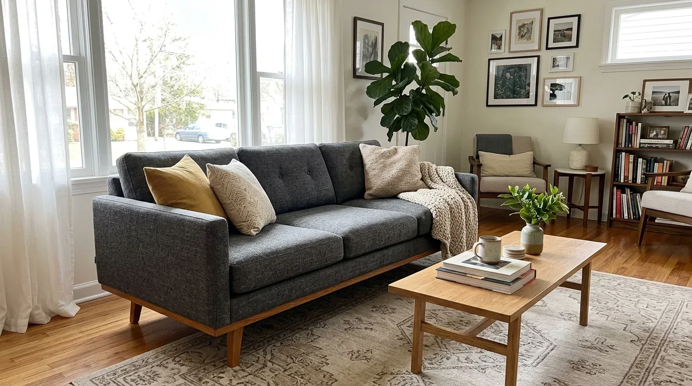 Restored sofa in Abu Dhabi
