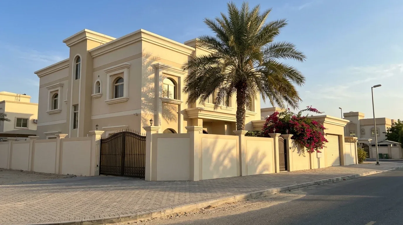 Freshly painted villa in Abu Dhabi