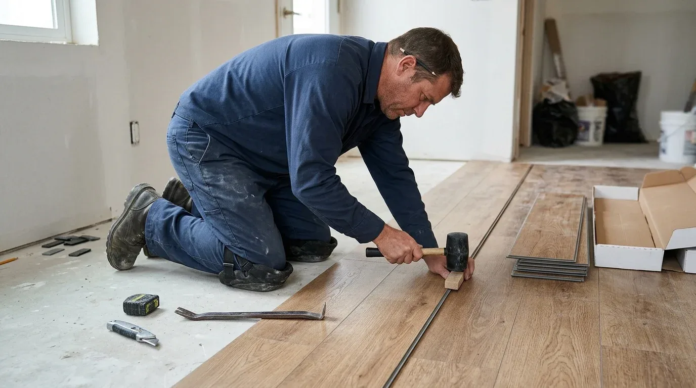 Laying new planks in Abu Dhabi
